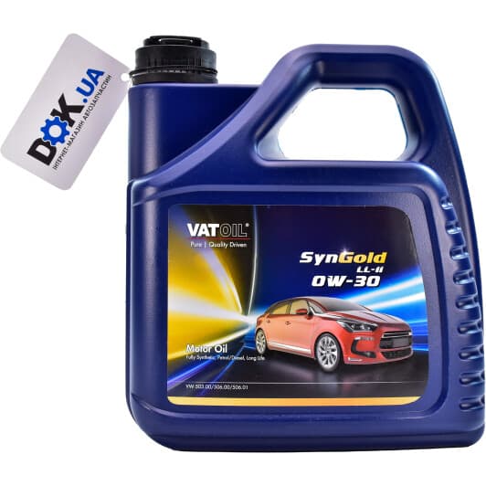 VatOil SynGold LL-II 0W-30 (4 л) моторна олива