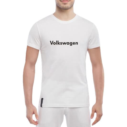 Футболка мужская Globuspioner классическая Volkswagen Wide белый спереди