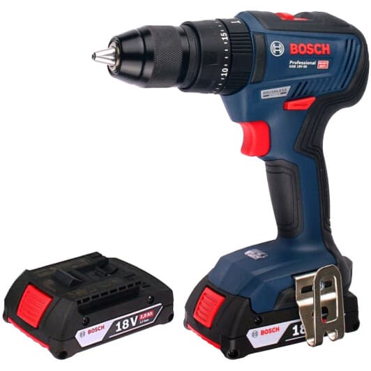 Шуруповерт Bosch аккумуляторный GSB 18V-50 Professional (2 аккумулятора + ЗУ + чехол)