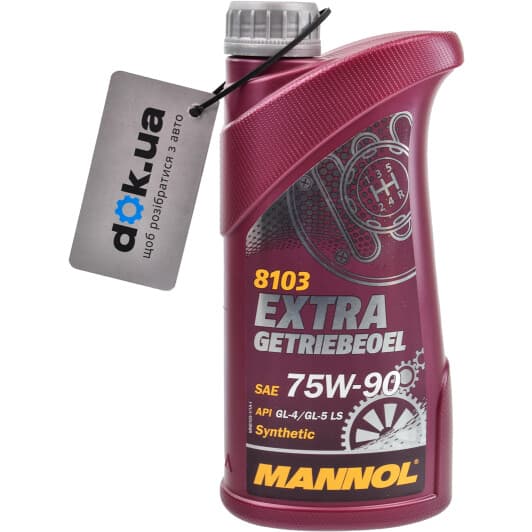 Трансмиссионное масло Mannol Extra Getriebeoel GL-5 LS 75W-90 синтетическое