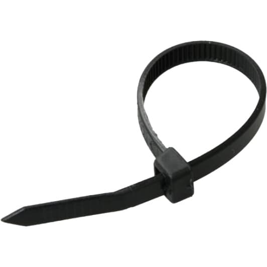 Стяжка Poputchik 06-25X100B 100 мм 2,5 мм 100 шт