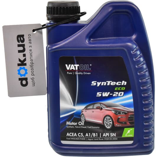 VatOil SynTech Eco 5W-20 (1 л) моторное масло