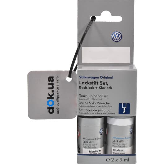 Набор для коррекции ЛКП кузова VAG Touch-up Pencil Set LST 0M2 A7W Серебристый