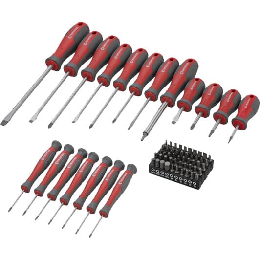 Набір викруток з набором бит Intertool VT-3370