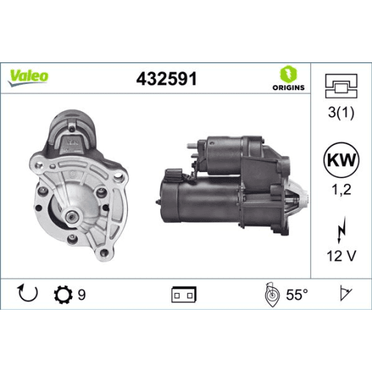 432591 Valeo Стартер