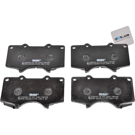 FDB1698 Ferodo Тормозные колодки