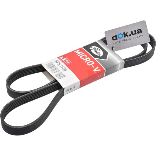 6PK1600 Gates Поліклиновий ремінь