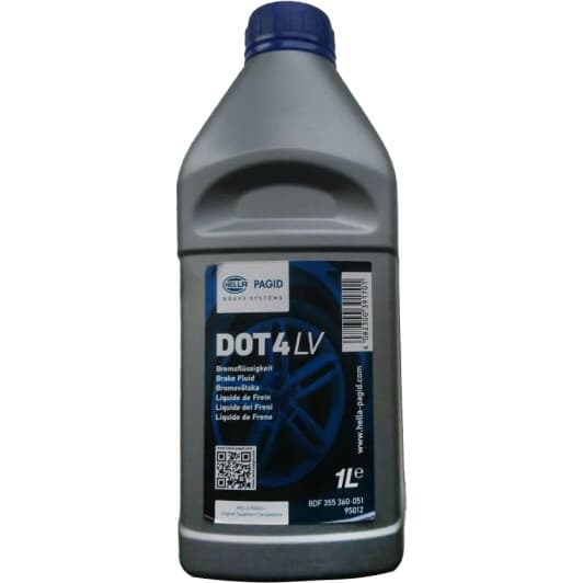 Гальмівна рідина Hella Pagid LV DOT 4