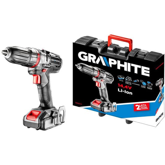 Шуруповерт Graphite аккумуляторный 58G211 (1 аккумулятор + ЗУ)