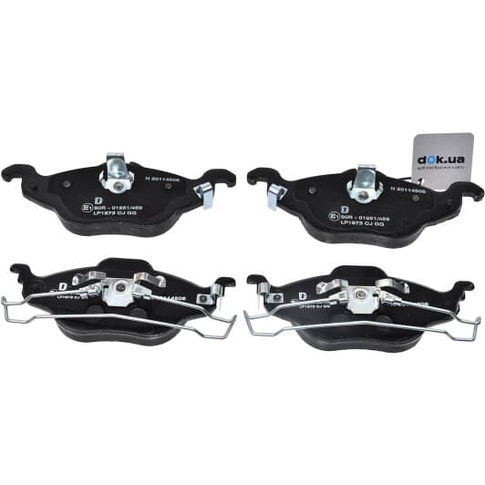 LP1673 Delphi Тормозные колодки для Opel Astra