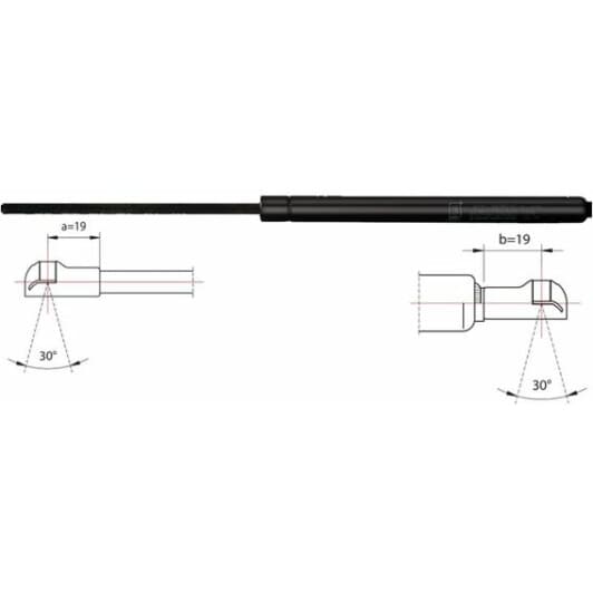 2110631 Metzger Газовый упор багажника для Audi A8