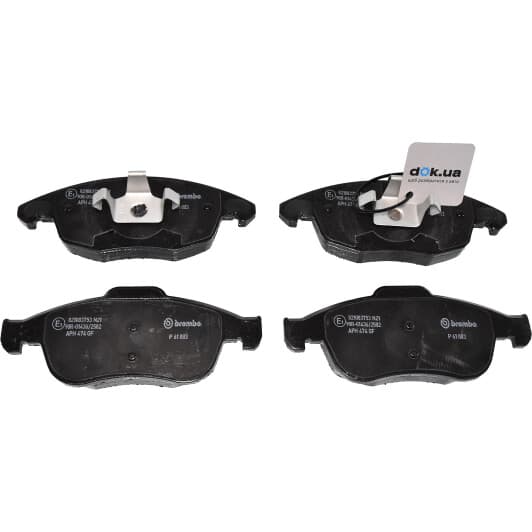 P 61 083 Brembo Тормозные колодки