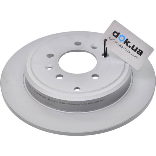 0 986 478 733 Bosch Тормозной диск для Peugeot 607