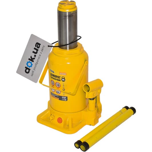 Домкрат MasterTool бутылочный гидравлический 20 т 86-0200