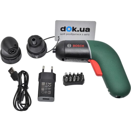 Электроотвертка Bosch IXO VI (Full set) (ЗУ + биты + насадки + чехол)