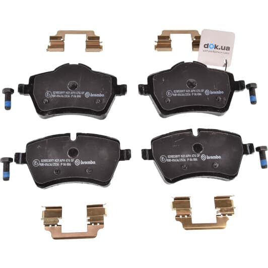 P 06 086 Brembo Тормозные колодки