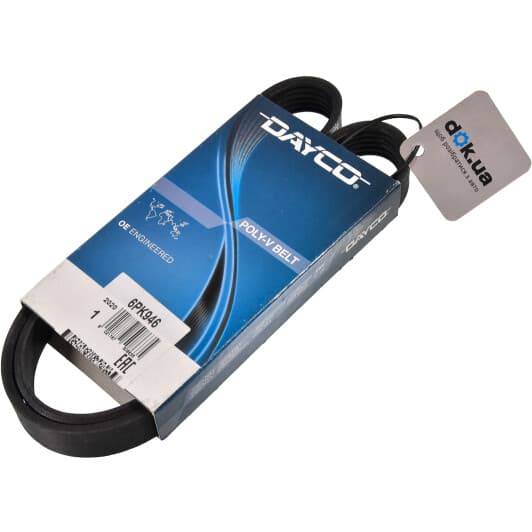6PK946 Dayco Поліклиновий ремінь