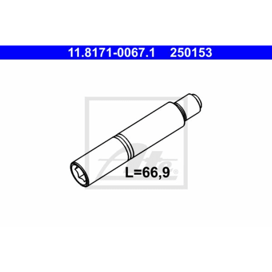 11.8171-0067.1 ATE Направляющий болт скобы тормозного суппорта