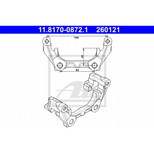 11.8170-0872.1 ATE Кронштейн