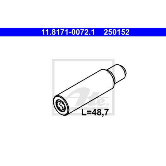 11.8171-0072.1 ATE Направляющий болт скобы тормозного суппорта