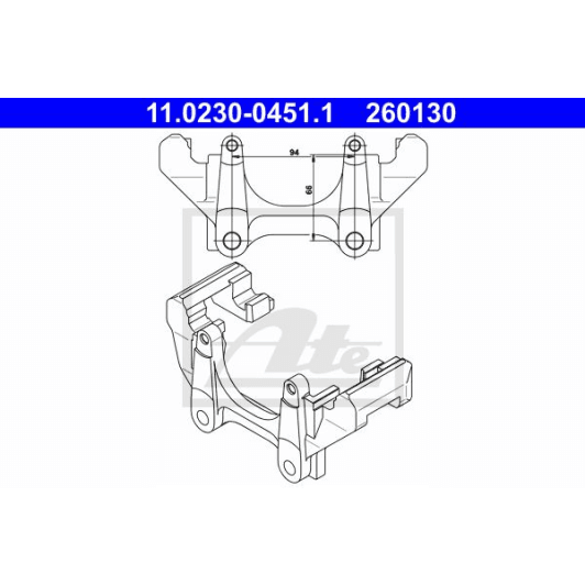 11023004511 ATE Кронштейн