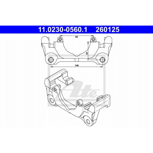 11023005601 ATE Кронштейн