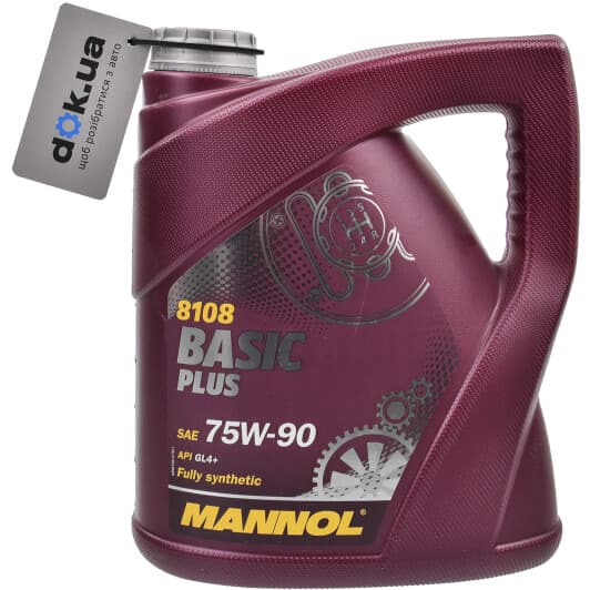 Mannol Basic Plus GL-4+ 75W-90 (4 л) трансмісійна олива
