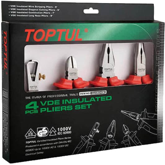 Набір інструментів Toptul GAAE0406 4 од.