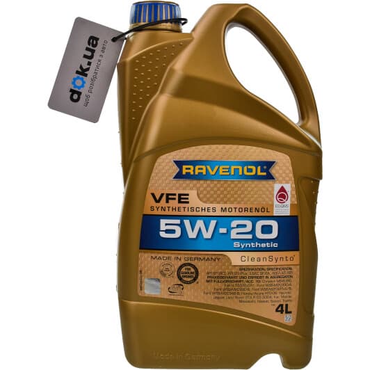 Ravenol VFE 5W-20 (4 л) моторное масло