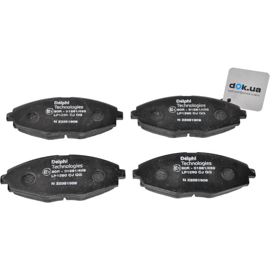 LP1390 Delphi Тормозные колодки