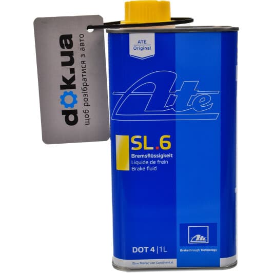 ATE Sl.6 (Class 6) DOT 4 ABS, ESP, ACR, 1 л тормозная жидкость
