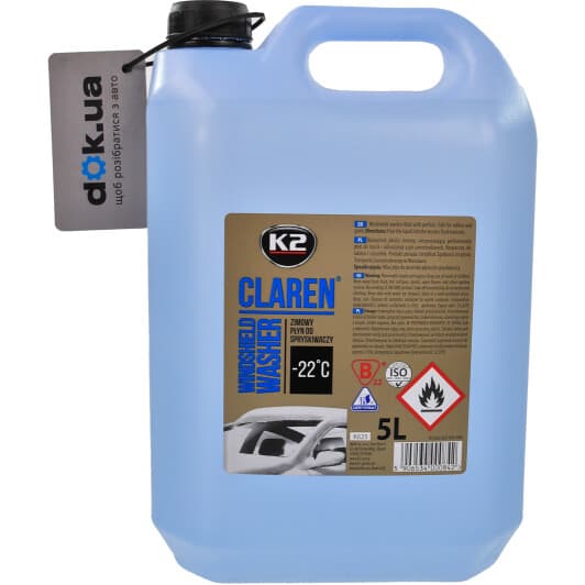 Омыватель стекла K2 зимний -22 °С (5 л)