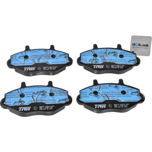 GDB1080 TRW Тормозные колодки