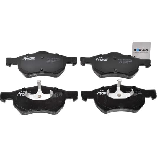t2167007l TOKO Тормозные колодки