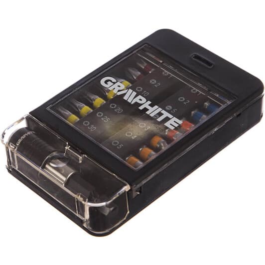 Набор бит с держателем Graphite 56H616 14 шт.