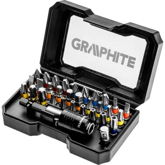 Набор бит с держателем Graphite 56H608 30 шт.