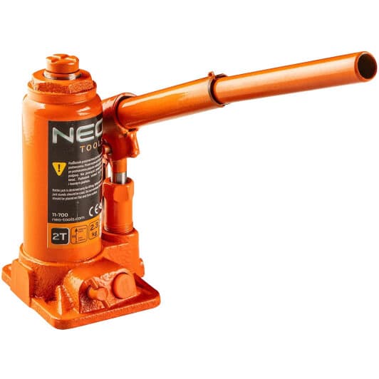 Домкрат Neo Tools пляшковий гідравлічний 2 т 11-700