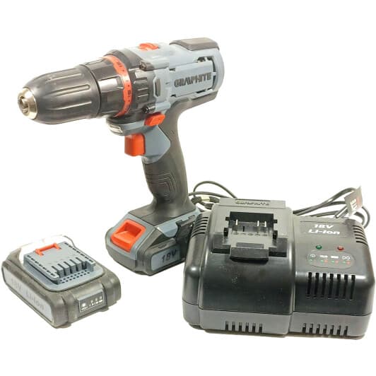 Шуруповерт Graphite аккумуляторный 58G227 (2 аккумулятора + ЗУ + чехол)