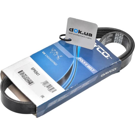 6PK841 Dayco Поліклиновий ремінь для Opel Movano