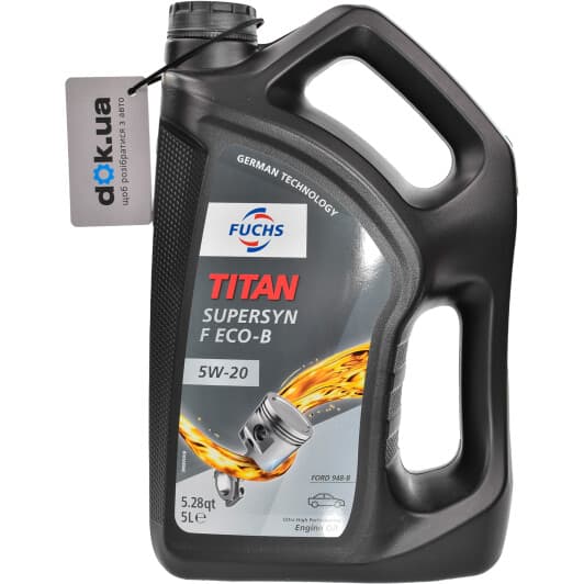Fuchs Titan Supersyn F Eco-B 5W-20 (5 л) моторна олива