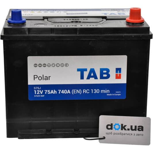 Аккумулятор TAB 6 CT-75-R Polar S JIS 246875