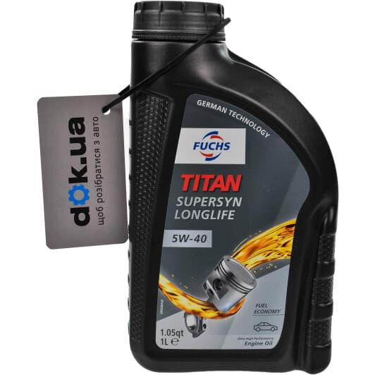 Fuchs Titan Supersyn Long Life 5W-40 (1 л) моторное масло