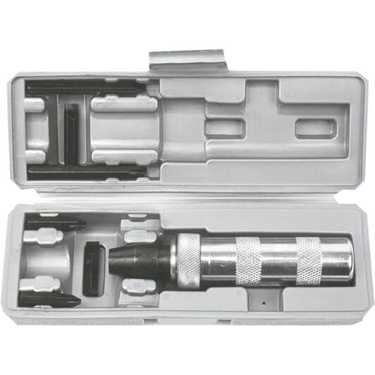 Отвертка ударная с набором бит Top Tools 39D176