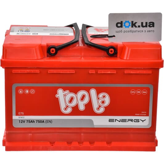 Аккумулятор Topla 6 CT-75-R Energy 108075