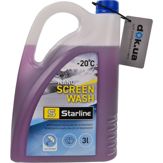 Омивач скла Starline Nano зимовий -20 °С (3 л)
