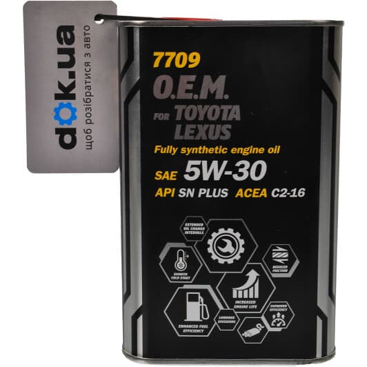 Mannol O.E.M. For Toyota Lexus (Metal) 5W-30 (1 л) моторное масло