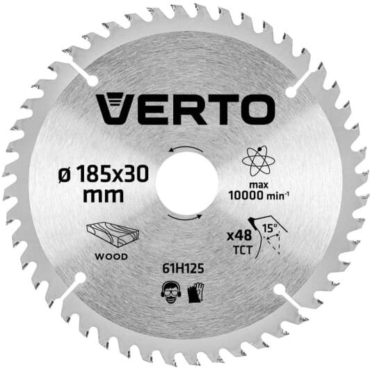 Круг отрезной Verto 61H125 185 мм