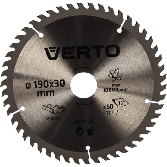 Круг відрізний Verto 61H126 190 мм