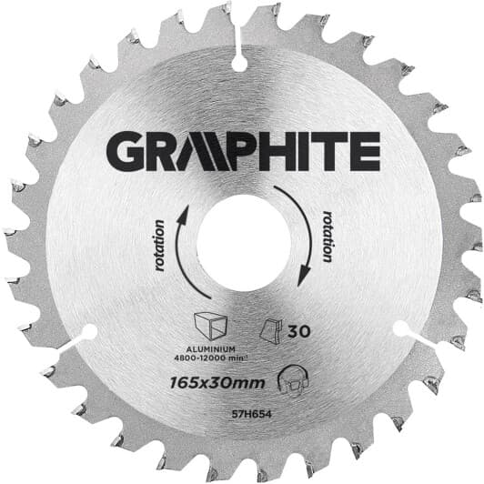 Круг відрізний Graphite 57H654 165 мм