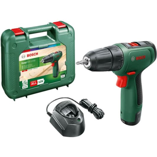 Шурупокрут Bosch акумуляторний (1 акумулятор + ЗП + чохол)